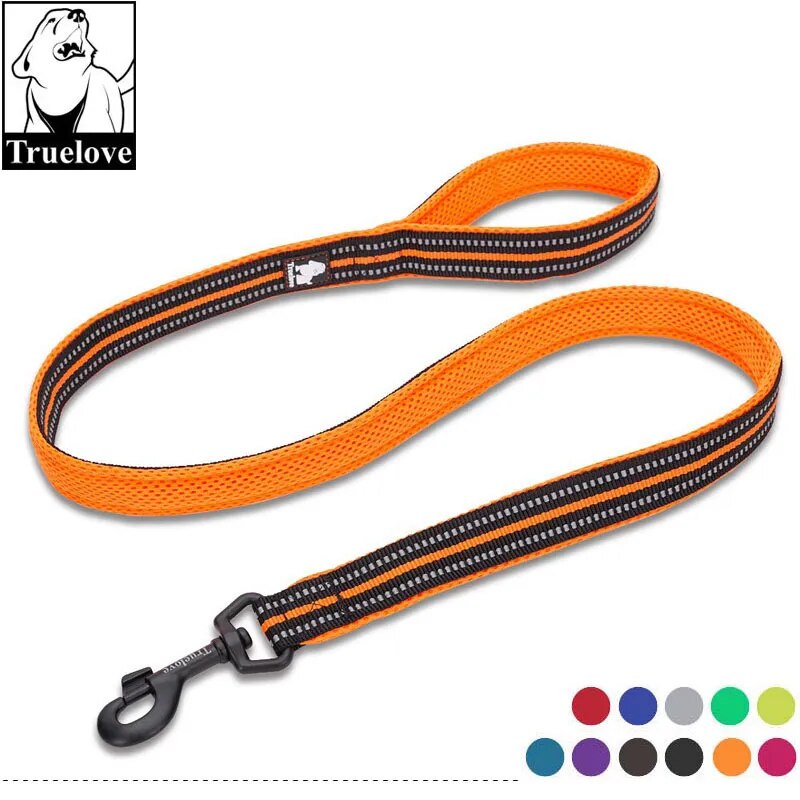 Soft Padded Mesh Leash double thickness - okpetssupplies.com