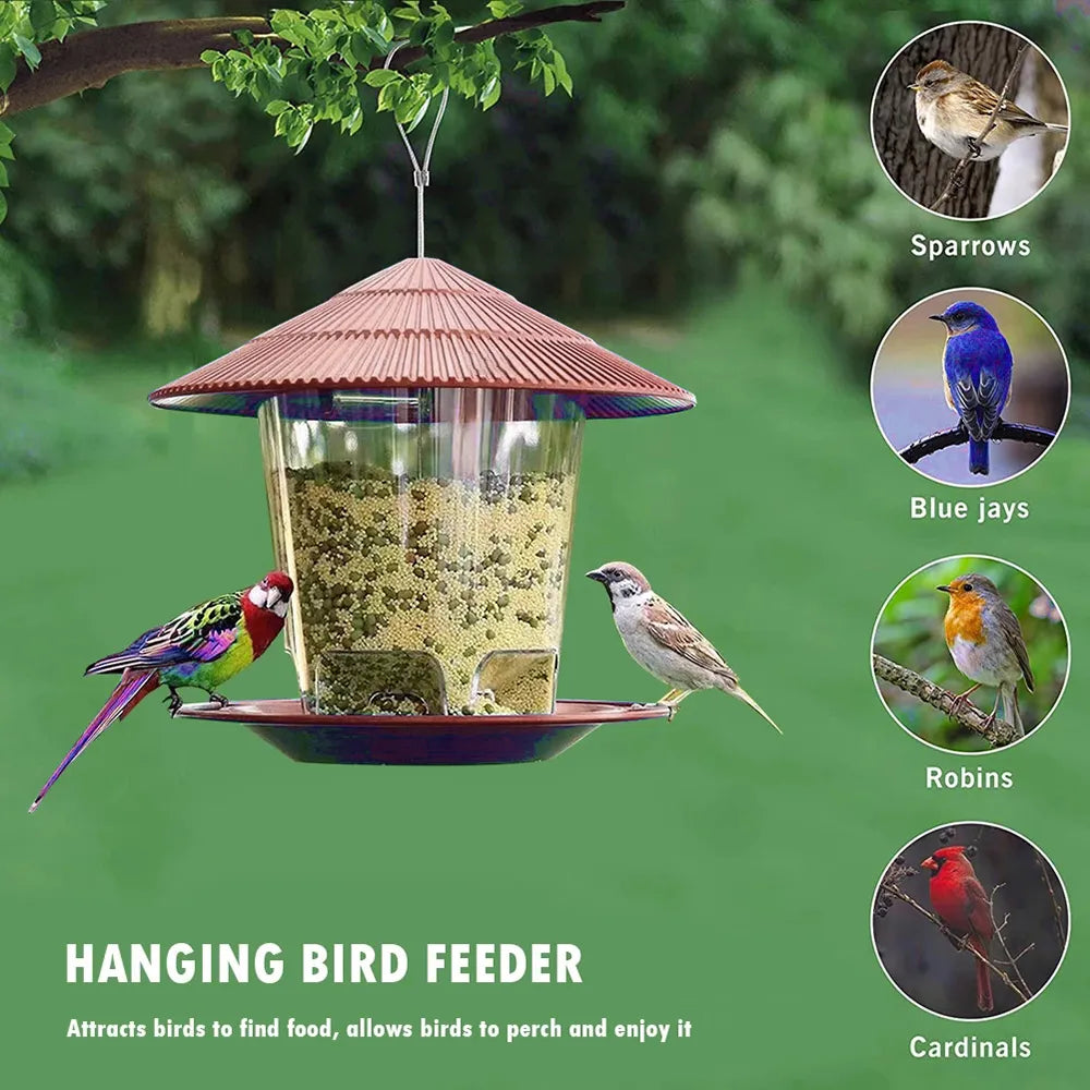 Garden Gazebo Hanging Wild Bird Feeder Outdoor