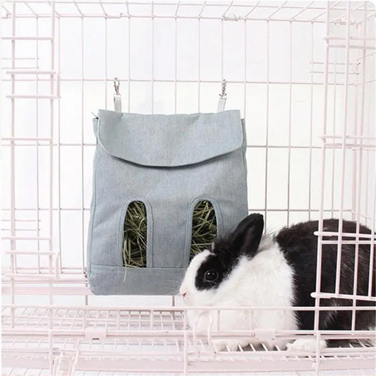 1/2PCS Rabbit Hay Feeder Bag for Small Animals