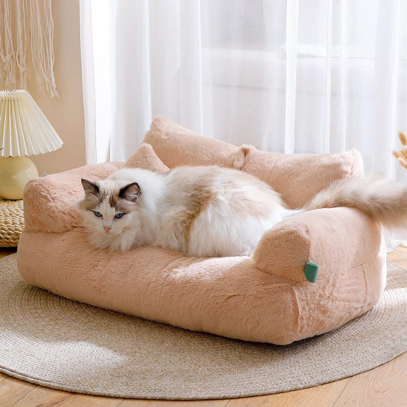 Four Season Universal Pets Nest Super Soft Sofa Dog & Cat Bed Washable - okpetssupplies.com