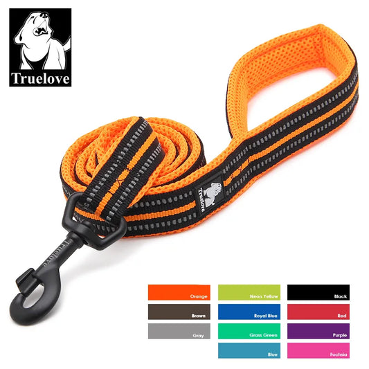 Truelove Soft Pet Leash Reflective Nylon Mesh Padded Puppy Large Dog or Cat Walking Training 11 Color 200cm TLL2112 Dropshipping - okpetssupplies.com