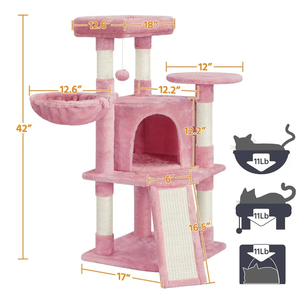 42-inch Cat Tree Tower