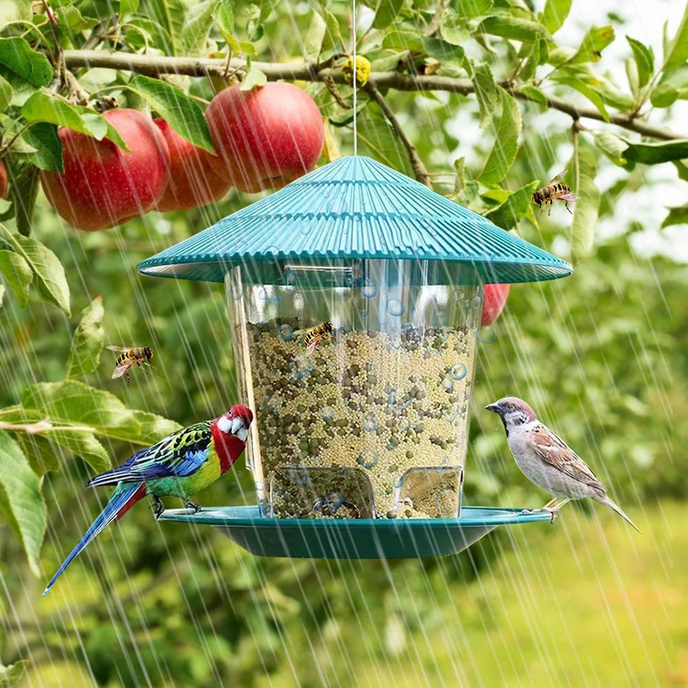 Garden Gazebo Hanging Wild Bird Feeder Outdoor