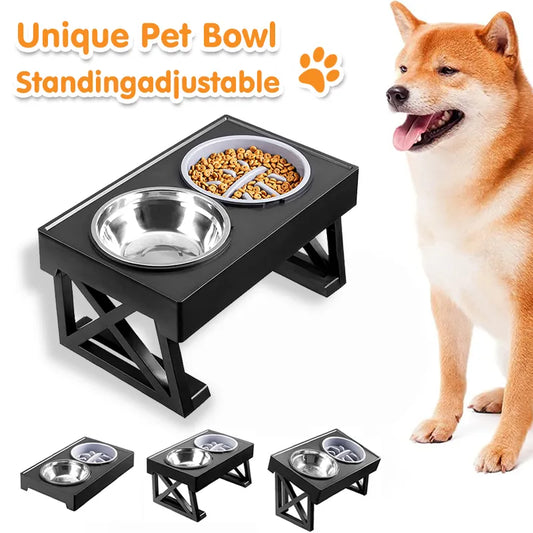 Adjustable Elevated Dog Bowls