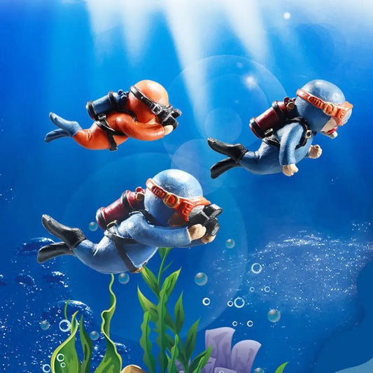 Aquarium Decoration Simulated Mini Diver