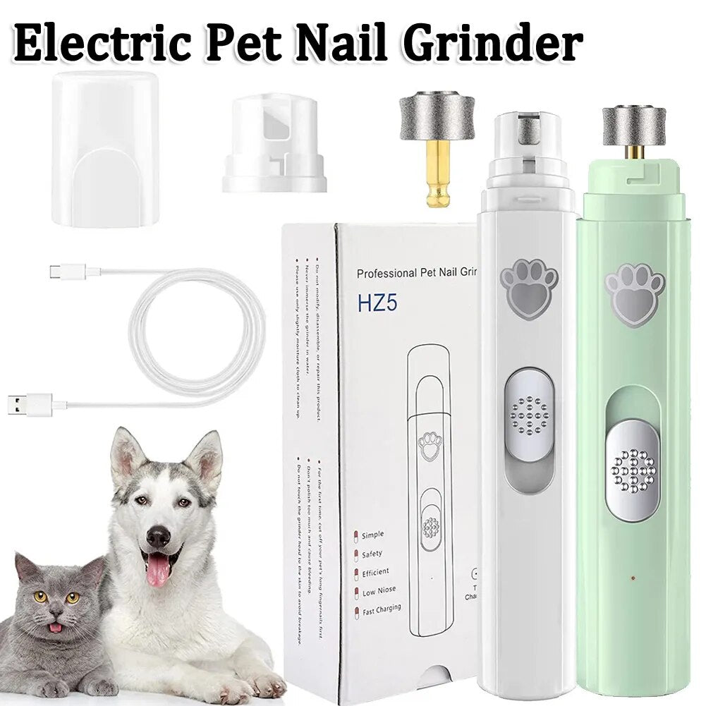 Electric Dog Nail Grinder rechargeable - okpetssupplies.com