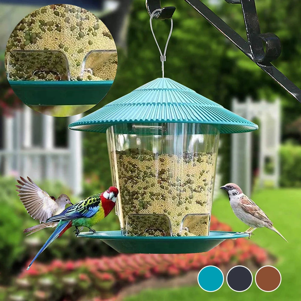 Garden Gazebo Hanging Wild Bird Feeder Outdoor