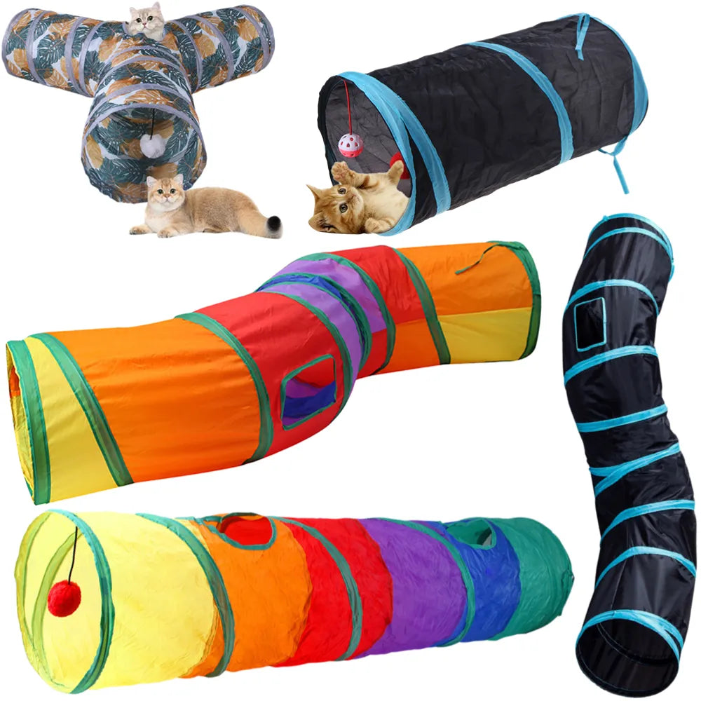 Tunnels cat Puppy Kitten Rabbit Collapsible - okpetssupplies.com