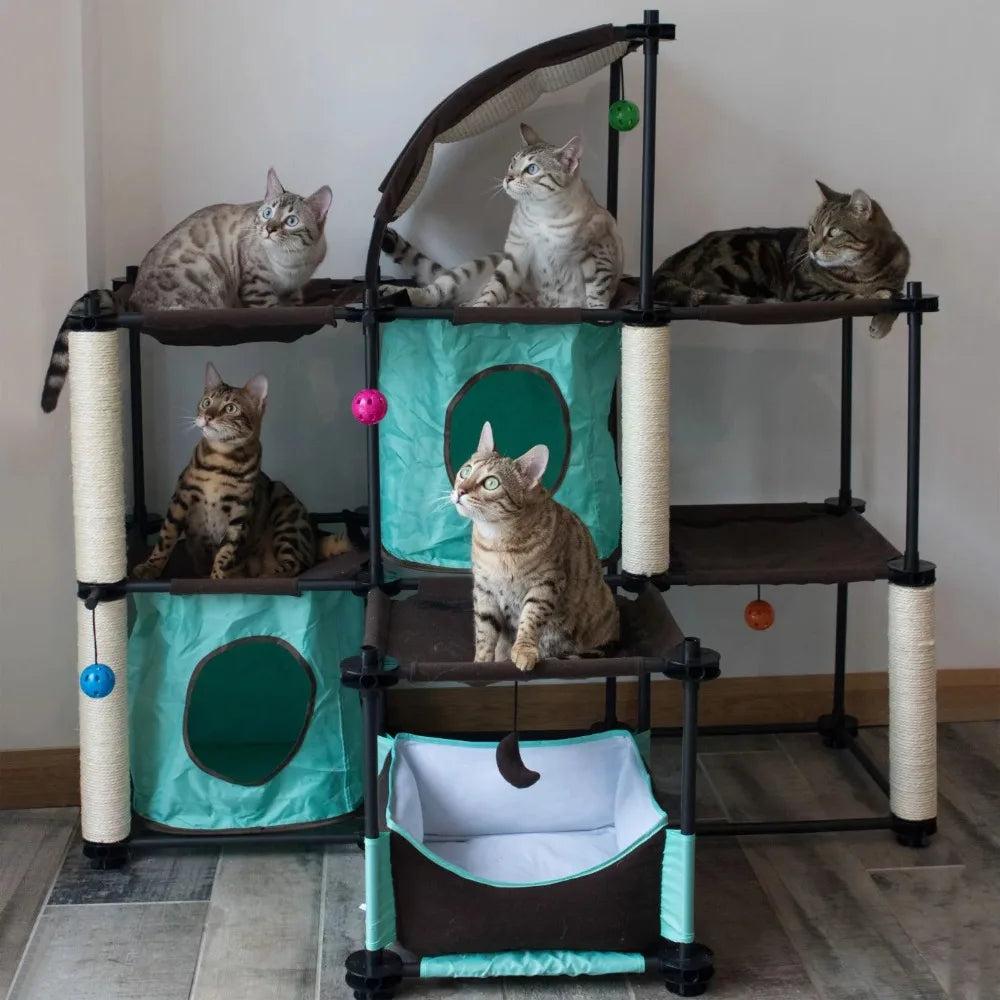 Pet Supplies Cat Scratcher Indoor Mega Kit Cat Furniture Free Shipping Products Home Garden - okpetssupplies.com