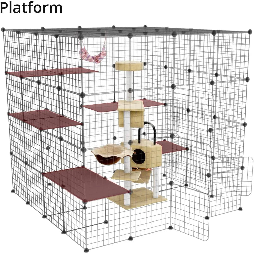 Large Cat Cage  for Kitten,  Ferret House  or for Cats or  Birds