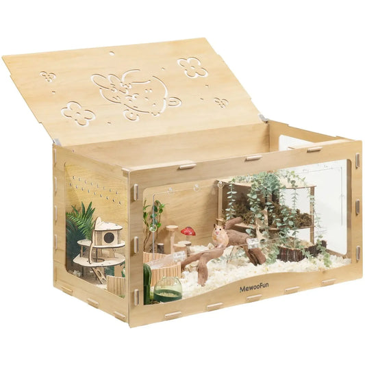 Wooden Hamster Cage Small Animal