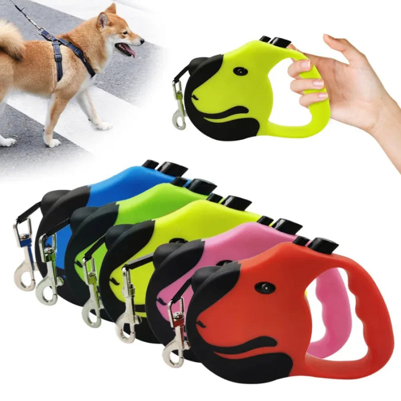 Dog Leash Pet Dog Automatic Retractable Leash For Large Dogs Puppy Stretching Traction Rope Extending Walking Leads Harnesses - okpetssupplies.com