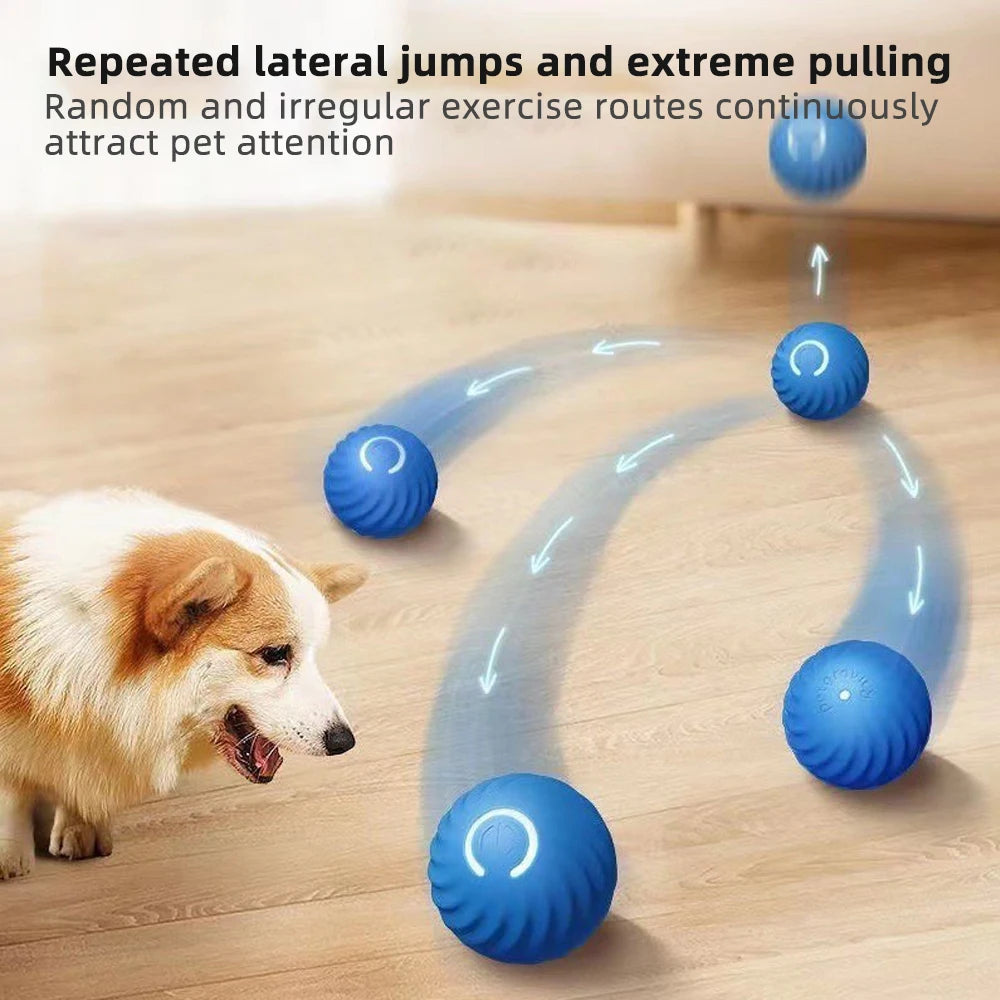 Smart Dog Toy Ball Electronic Automatic Moving Bouncing for Puppy - okpetssupplies.com