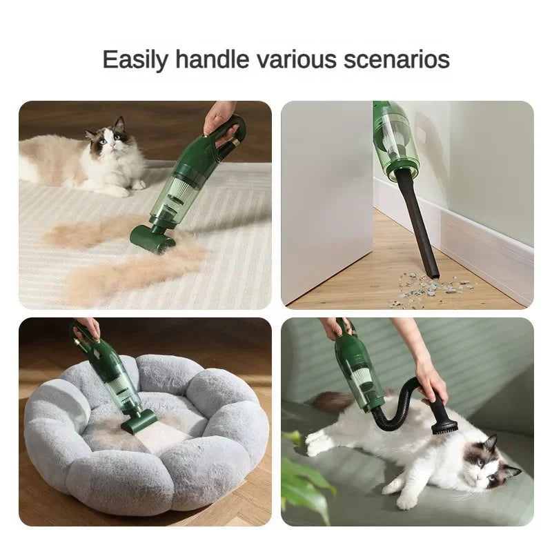 Electric Professional Pet Hair Suction Device, Cat Hair Cleaning, Dog Hair Cleaning, Portable High Suction Pet Cleaning Products - okpetssupplies.com