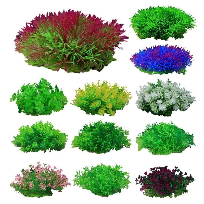 12 Kinds PVC Artificial Aquarium Decor