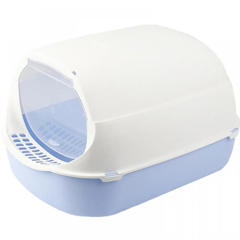 New Fully Enclosed Cat Litter Box With Shovel