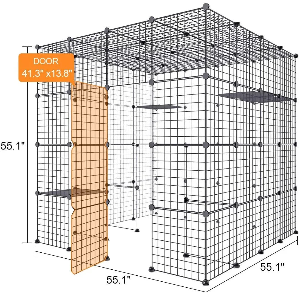 Large Cat Cage  for Kitten,  Ferret House  or for Cats or  Birds