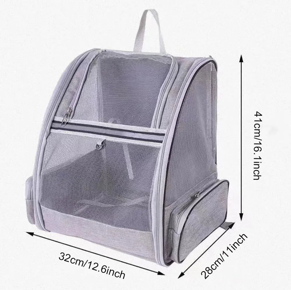 Collapsible Backpack . Mesh Ventilation  for Outdoor Travel - okpetssupplies.com