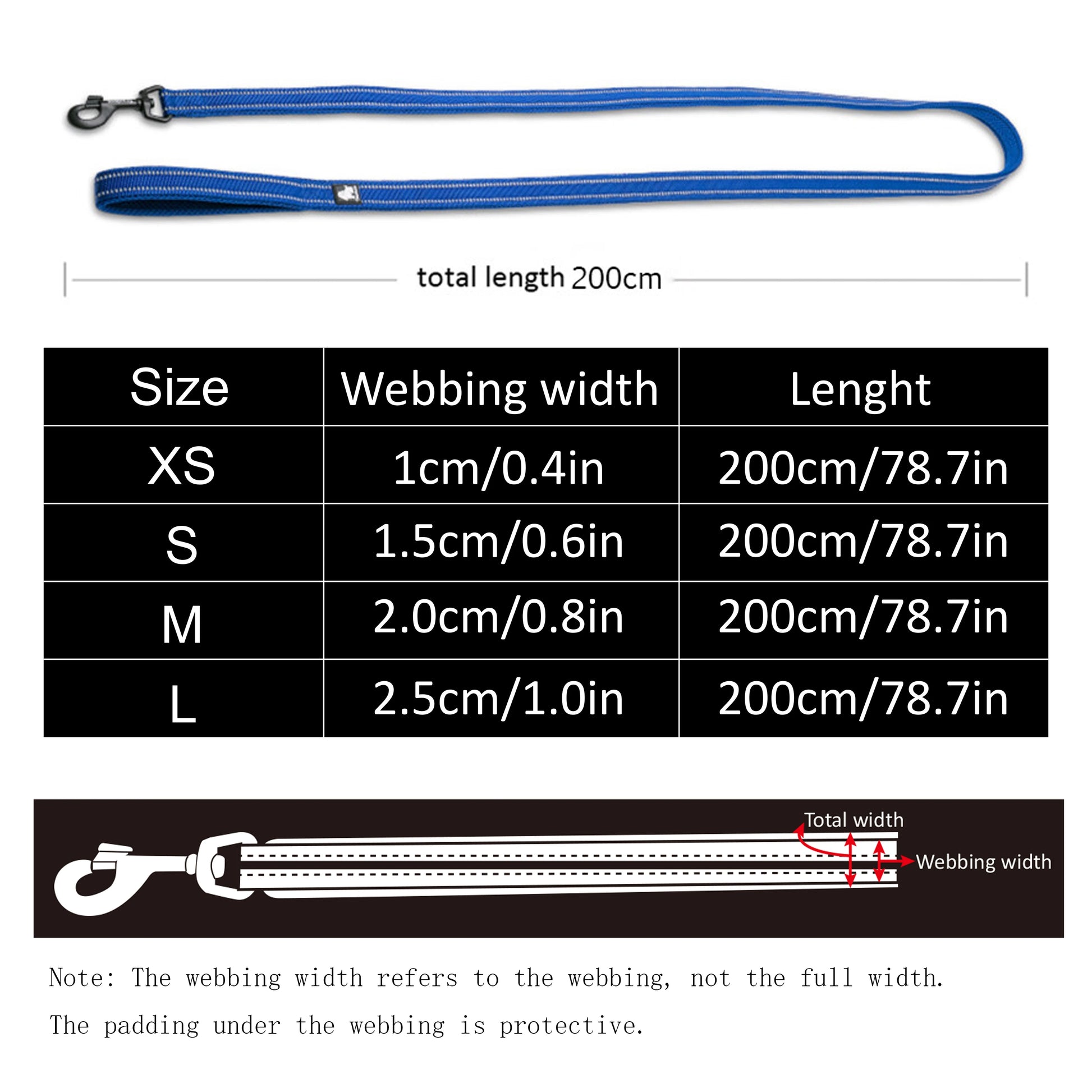 Truelove Soft Pet Leash Reflective Nylon Mesh Padded Puppy Large Dog or Cat Walking Training 11 Color 200cm TLL2112 Dropshipping - okpetssupplies.com