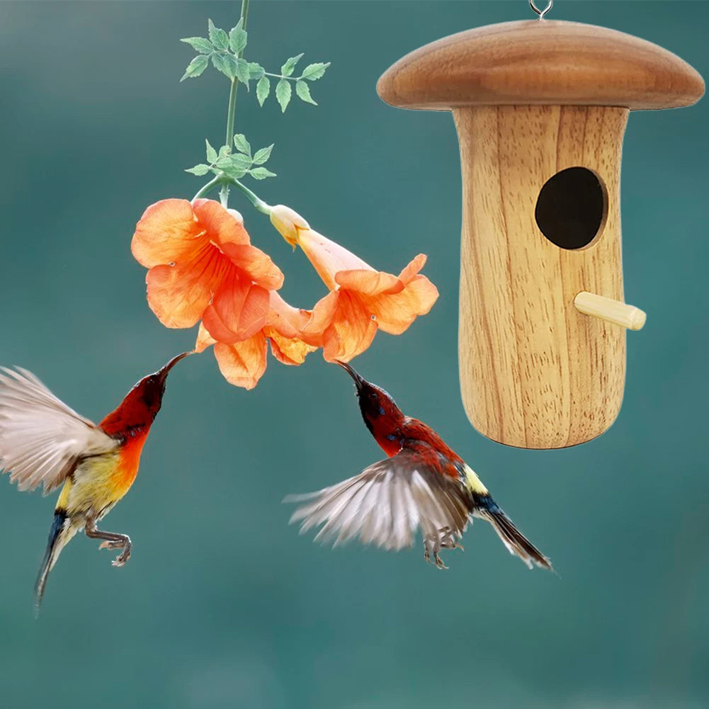 Wooden Hummingbird House - okpetssupplies.com